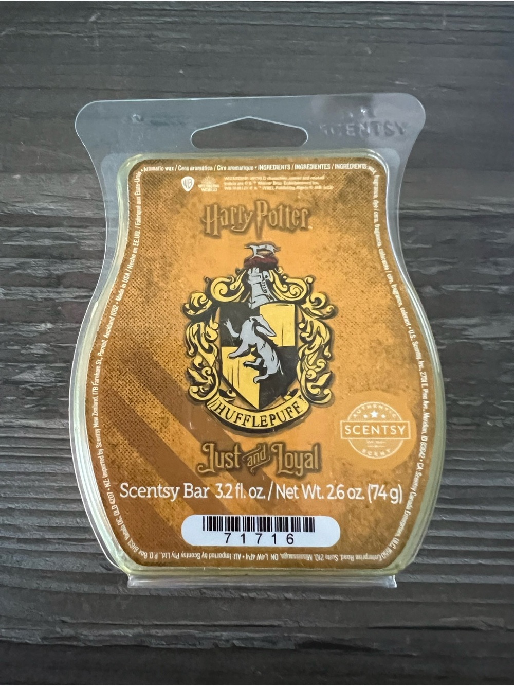 Hufflepuff™ Just and Loyal – Scentsy Bar